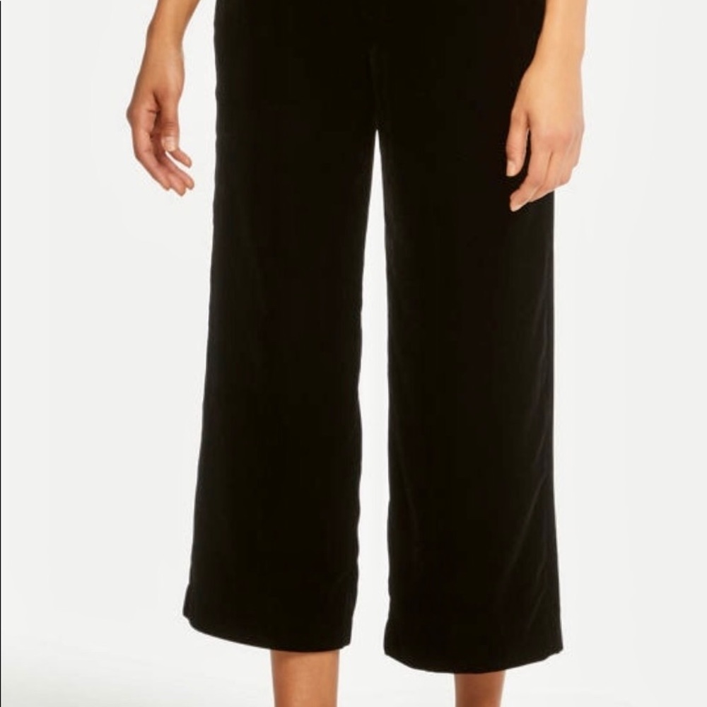 Black Velvet Pants